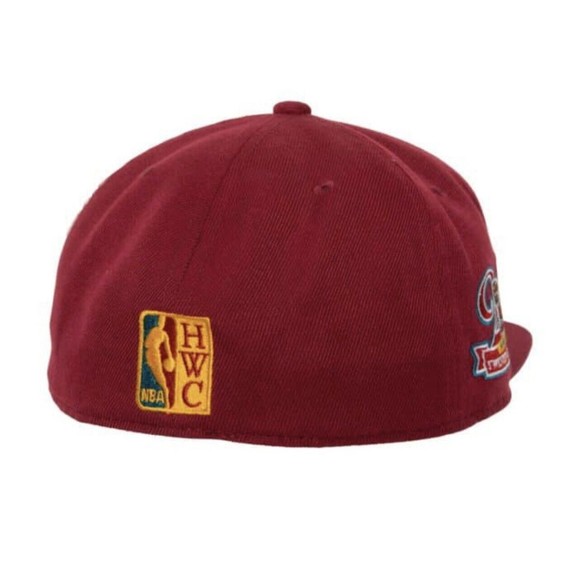 Mitchell & Ness Boston Celtics 20th Anniversary Hat Size 7 3/4 Cardinal Red - Picture 3 of 5